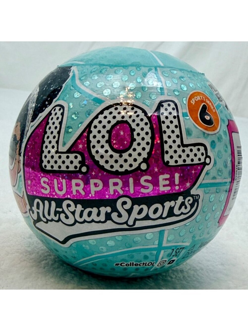 LOL Surprise All-Star Sports Series 6 Blue Mystery Ball 1 Set B.B. Doll